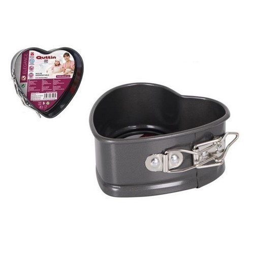 MOLDE QUTTIN DESMONTABLE HEART 11X10.4X4.6CMS